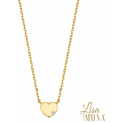 Lisa Mona Gold Ketting met hanger LM/G0023