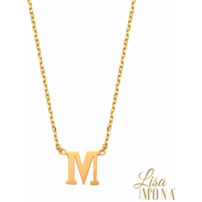 Lisa Mona Gold Ketting met hanger LM/G900M