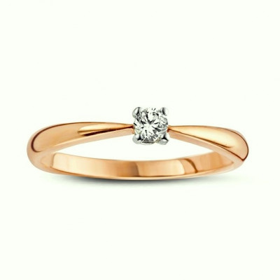 18 karaat ring met briljant GR3223BB