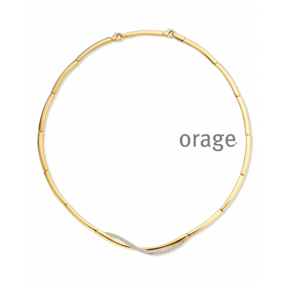 Orage Collier in plaque AP034