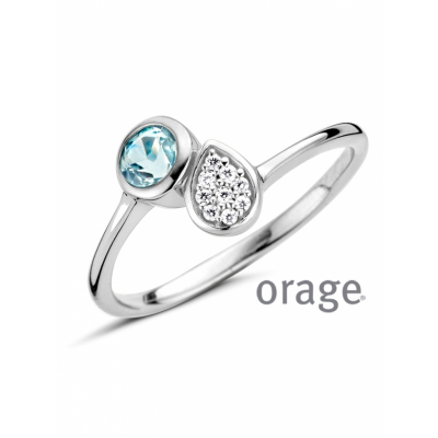 Orage Damesring zilver AN019