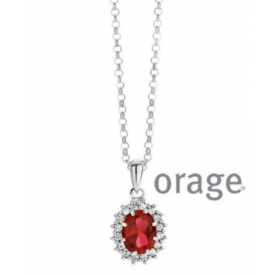 Orage Hanger met ketting in zilver AS429-V1141