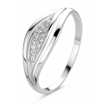 18 karaat ring met zirconia GR4120WZ