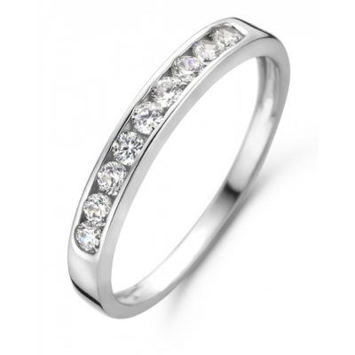 18 karaat ring met zirconia GR4198WZ