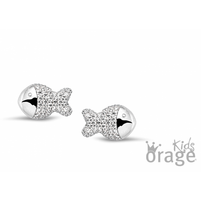 Orage Kids Zilver Oorringen K1540