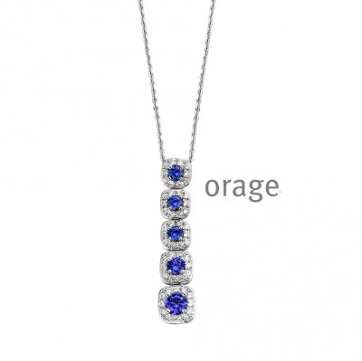 Orage collier in zilver AR147