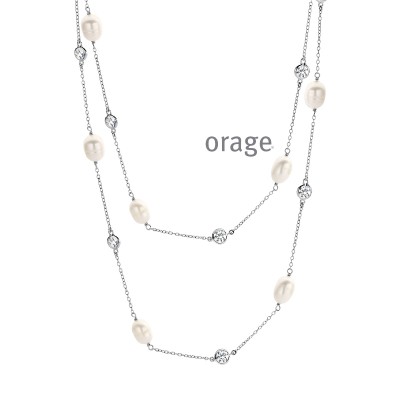 Orage collier in zilver AR017 90cm.