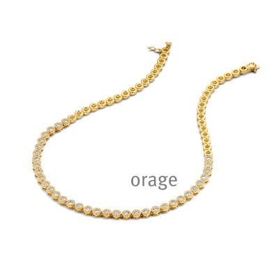 Orage Collier in plaque AR138