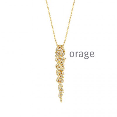 Orage Ketting in plaque AR106