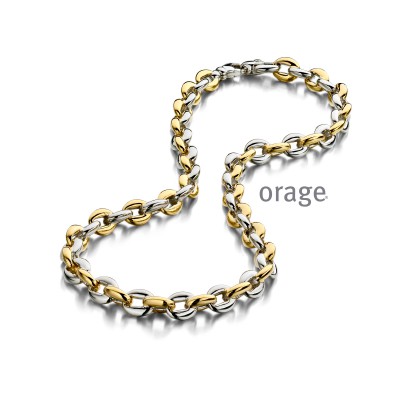 Orage collier in zilver AP033/45cm.