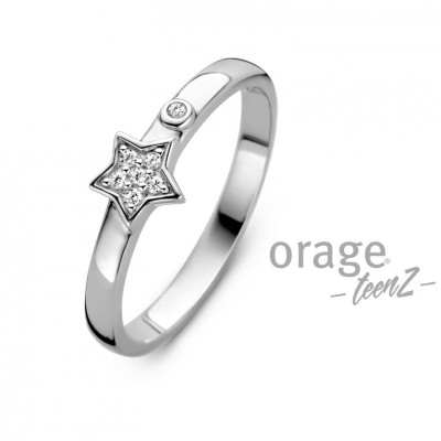 Orage Teenz Zilver ring T419