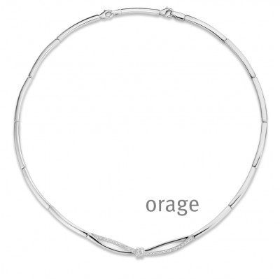 Orage collier in zilver AS060/45cm.