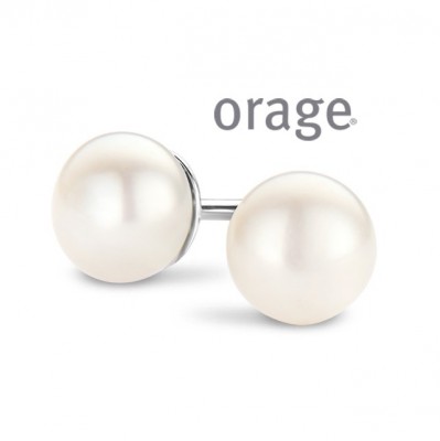 Orage Oorringen in zilver AS075 7mm.