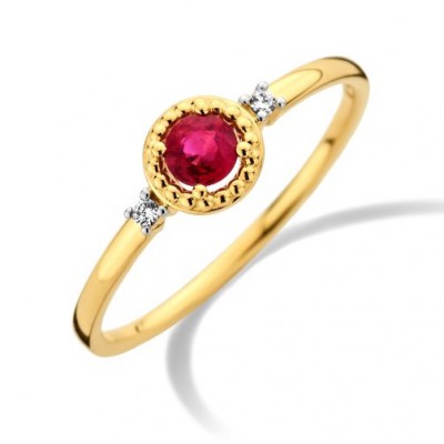 18 karaat ring met diamant GR4524GRB