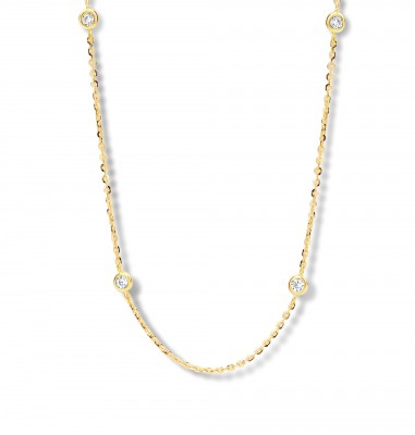 18 karaat dames ketting CO1438GZ