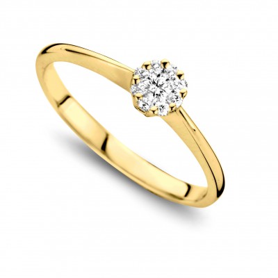 18 karaat ring met briljant GR3790GB