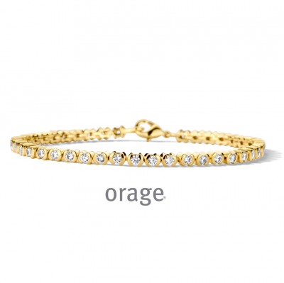 Orage Armband in zilver AS123