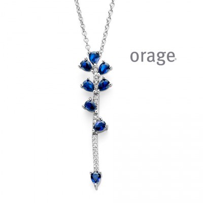 Orage ketting in zilver AS224/45cm.
