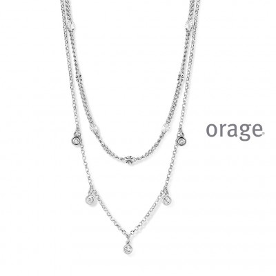 Orage ketting in zilver AS200/45cm.