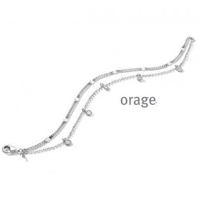 Orage Armband in zilver AS202