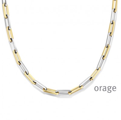 Orage ketting in staal AS008/48cm.