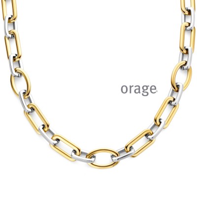 Orage ketting in staal AS183/48cm.