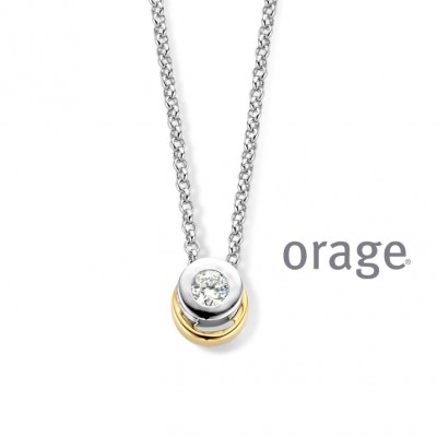 Orage ketting in zilver AS196/42cm.