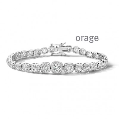 Orage Armband in zilver AT003