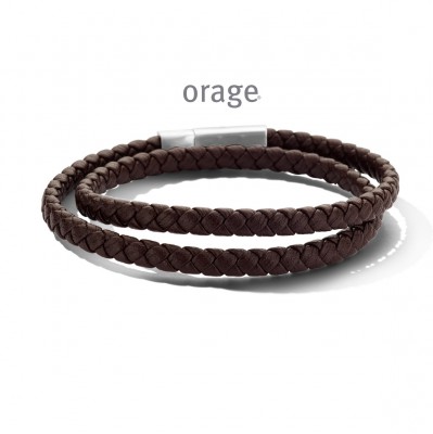 Orage Heren Armband in staal AT135