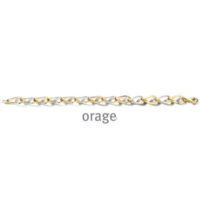 Orage Armband in plaque AT062