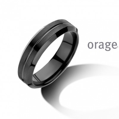 Orage Heren ring staal AW149