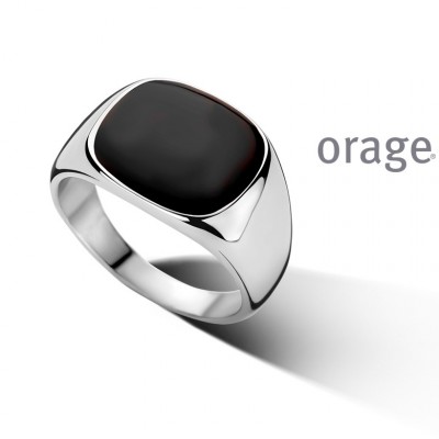 Orage Heren ring staal AW135