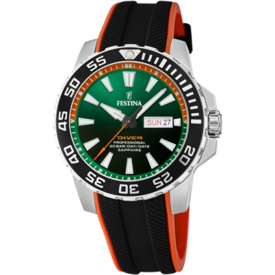Festina F20662/2 Duikershorloge Saffierglas