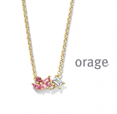 Orage PLAQUE ketting AW038/45cm.