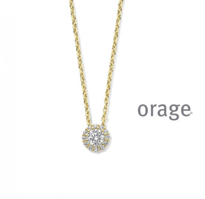 Orage PLAQUE ketting AW170/45cm.