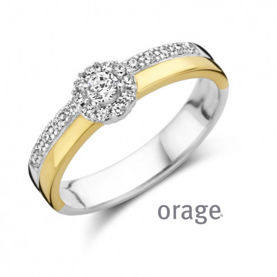 Orage Damesringen zilver AW182