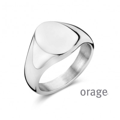 Orage Heren ring staal AW139