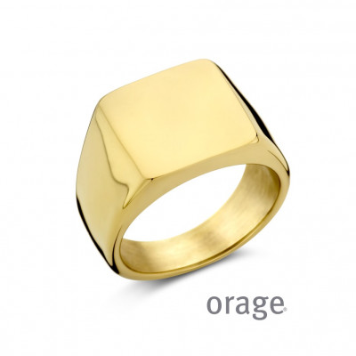 Orage Heren ring staal AW140