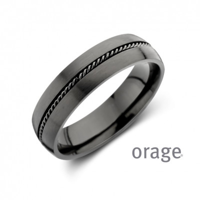 Orage Heren ring staal AW147