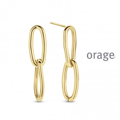 Orage Oorringen in plaque AW116