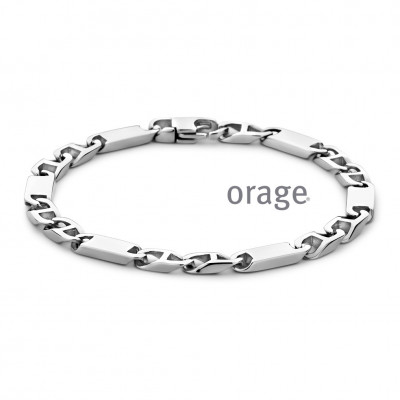 Orage Heren Armband in staal AW150/21 cm.