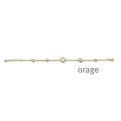 Orage Armband in plaque AW176