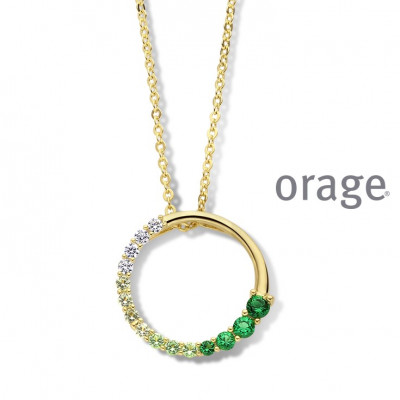 Orage Zilver ketting AW043/45cm.