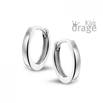 ORAGE KIDS ZILVER OORRINGEN K2597