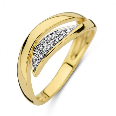 18 karaat ring met briljant GR4741BB