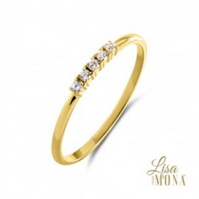 LISA MONA GOLD RING LM/G0695