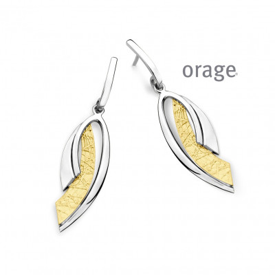 Orage Oorringen in zilver AW326