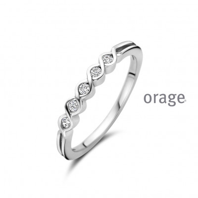 Orage Damesringen zilver AW214