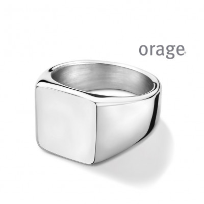 Orage Heren ring staal AW358