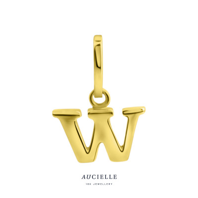 18 KARAAT HANGER LETTER W AH0087B/W